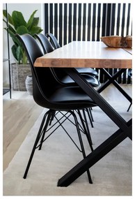 Čierne jedálenské stoličky v súprave 2 ks Oslo – House Nordic