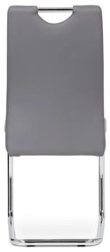 BONTEC Jedálenská stolička, šedá, ekokoža, DCL-418 GREY Farba: Zelená