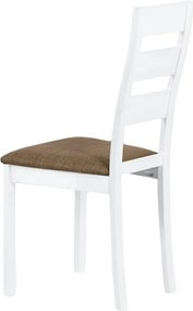 Sconto Jedálenská stolička DIANA biela/hnedá