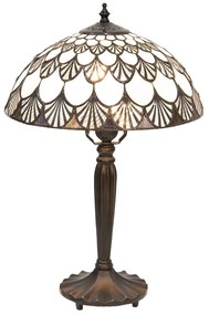 Stolná lampa Tiffany Coquilles - Ø 31 * 46 cm