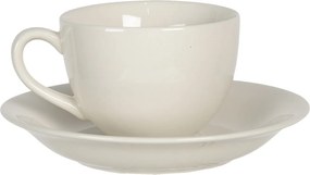Keramický šálka s tanierikom Dearly Christmas - Ø 15 * 7 cm / 0.2L