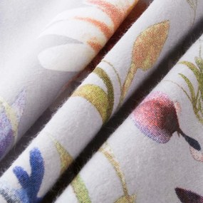 FLANELOVÉ OBLIEČKY FLANELOVE 180X200 CM, 2KS 70X80 CM KVETY