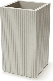 Kvetináč Coros Square High 40 cm pieskový