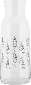 Skleněná karafa Bunny Buddies - Ø 9*25 cm / 1000 ml