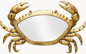Ručne vyrobená zrkadlová nástenná dekorácia Crab