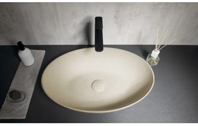 Sapho - Umývadlo na dosku FORMIGO 60x40 cm betón/béžová