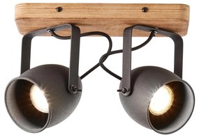 Brilliant - Bodové svietidlo CROWTON 2xGU10/6W/230V borovica