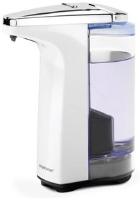 Biely automatický plastový dávkovač mydla 237 ml - simplehuman