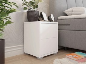 Nočný stolík Alkyra N2SZ AK08 (biela). Vlastná spoľahlivá doprava až k Vám domov. 1053707