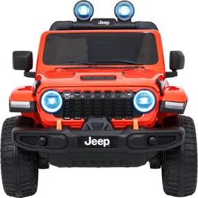 Elektrické autíčko Jeep Wrangler Rubicon LIFT oranžové