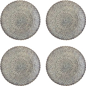 Sivé kameninové taniere v súprave 4 ks ø 26,5 cm Katrina – Bloomingville