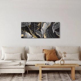 Obraz - Zlatá džungľa (120x50 cm)