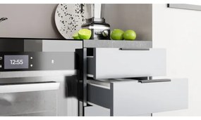 Kuchynská linka PEARL 240 cm sivá