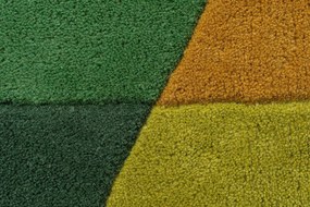Flair Rugs 120x170 cm Ručne všívaný kusový koberec Illusion Prism Green / Multi, viacfarebná, obývacia izba