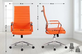 Kancelárska stolička Kolumbus - Oranžová