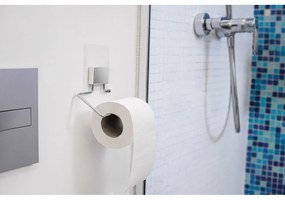 Samolepiaci držiak z pochrómovanej ocele na toaletný papier Compactor