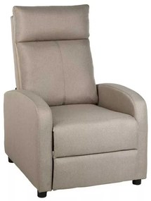 LuxuryForm DESIGN Televízne kreslo RUFO s polohovaním - béžové