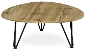 Autronic BONTEC Konferenčný stolík 94x69cm, mdf, divoký dub, AF-3013 OAK Farba: Biela