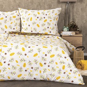 4Home Krepové obliečky Jeseň, 160 x 200 cm, 70 x 80 cm