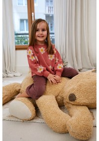 Hnedý detský puf Sleepy Bear – Lorena Canals
