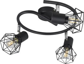 Inteligentný reflektor čierny otočný a sklopný vrátane 3 wifi p45 - Mosh