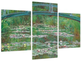 Obraz - Claude Monet, The Japanese Footbridge, reprodukcia (90x60 cm)