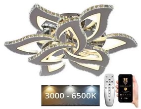 Brilagi - LED Stmievateľný prisadený luster TWIST LED/180W/230V 3000-6500K + DO