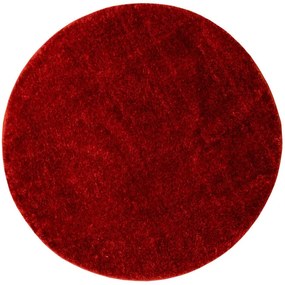 Kúpeľňový koberček Malmo červený, kruh