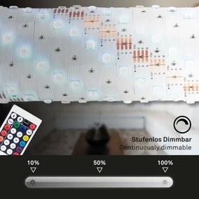 Brilo - LED RGBW Stmievateľný pásik 5m LED/24W/230V + DO