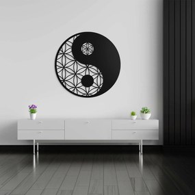 DUBLEZ | Drevená mandala kvet života - Yin Yang