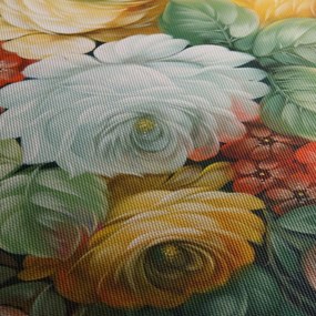 Obraz maľovanej kytice kvetov (150x105 cm)