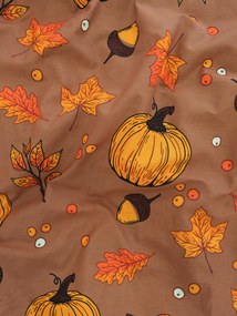Bavlnená obliečka na vankúš Renforcé 50 x 70 cm – Tekvicové kúzlo