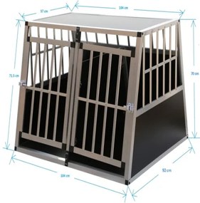LEOPET cestovní box, přepravka pro psa XXXL 75° prepážka