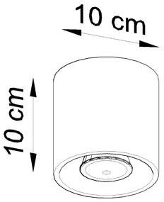 Stropné svietidlo ORBIS 1 biele (SL.0021)