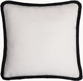 Ručne vyrobený zamatový vankúš so strapcami Happy Pillow