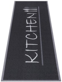 Hanse Home, Behúň Cook & Clean 105725 Black White, 50x150, šedá, kuchyňa