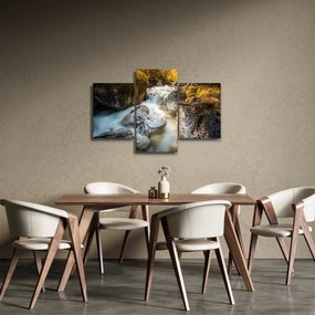 Obraz - Lesný potok (90x60 cm)