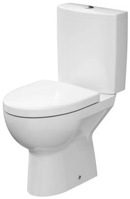 Cersanit PARVA - WC kombi + antibakteriálne sedátko, vertikálny odpad, K27-003