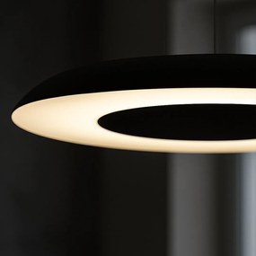 Závesné LED svietidlo Piattino, 1x LED 30w, 3000-6000k, b/w