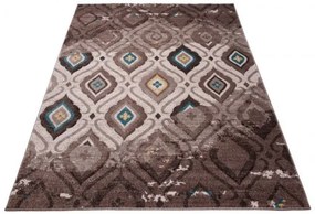 Koberec Sumatra H109A Geometric hnedý, tmavo béžový