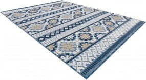 Koberec štrukturálny BOTANIC 65252 Boho - granát