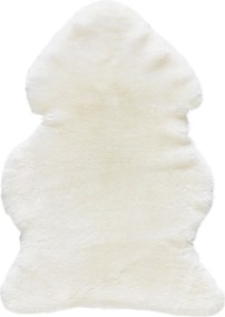 XXXLutz OVČIA KOŽUŠINA, 60/90 cm, biela Linea Natura - Koberce - 007821004452