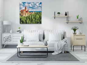 Gario Maľovanie podľa čísel Hrad Bouzov 2 Rozmery: 80 x 80 cm, Rámovanie: S vnútorným rámom