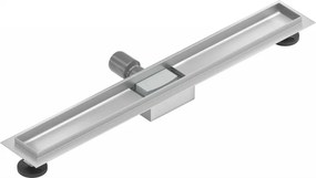 Mexen Flat nerezový sprchový žľab 70 cm - telo žľabu bez krytu, 1015070