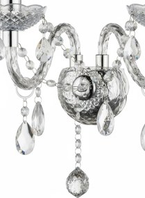 Toolight Toolight, nástenné svietidlo 2xE14, EBT017-2W, priahľadná, OSW-01232