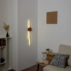 Brilagi - LED Nástenné svietidlo WOODY COLLINE LED/15W/230V 80 cm dub čerešňa