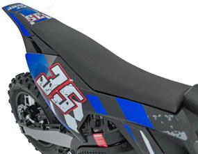 Elektrický detský PIT BIKE s batériovým motorom - modrý