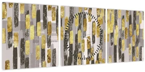 Obraz - Moderná dekorácia (s hodinami) (90x30 cm)