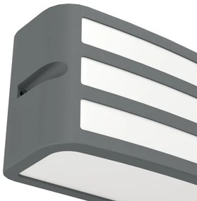 Eglo 900811 -Vonkajšie nástenné svietidlo CAMARDA 1xE27/40W/230V antracit IP54