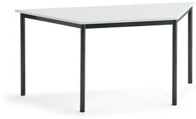 Stôl SONITUS TRAPETS, 1600x800x720 mm, HPL - biela, antracit
